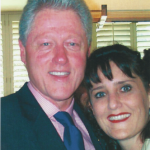 Tamara and President Clinton