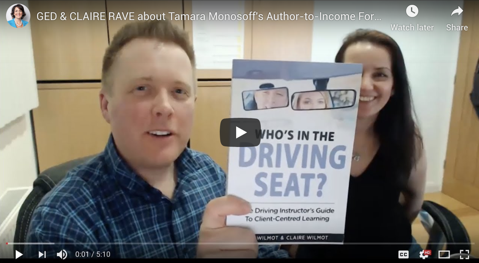 Ged & Claire Rave about Tamara Monosoff's Author-to-Income Formula