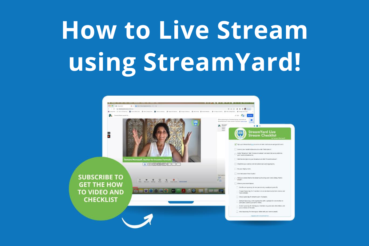How to Live Stream using StreamYard!